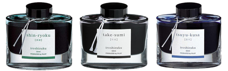 Iroshizuku Inks for Pilot Pens