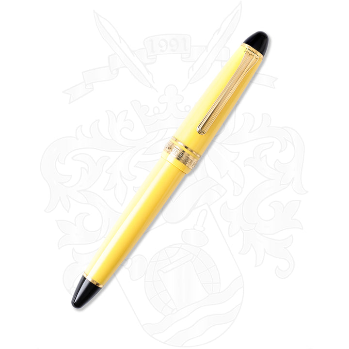 Sailor 1911S Yellow and Black Fountain Pen
