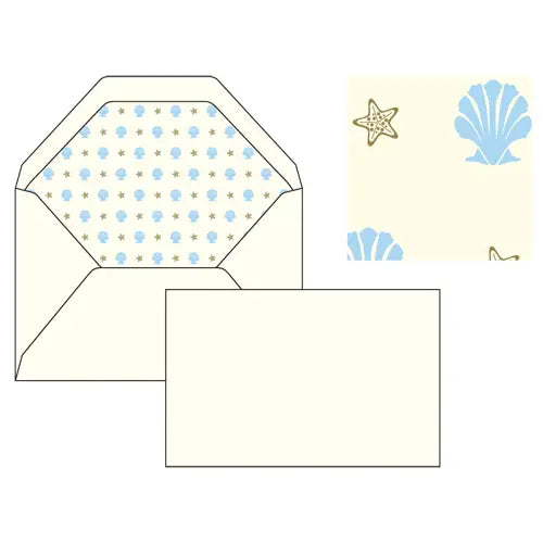 Flat Cards and Lined Envelopes 3.33" x 5.12" (10ct)  | Rossi 1931 Italian Stationery