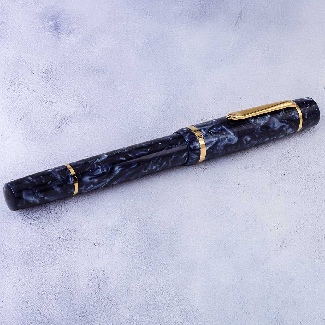 Bexley 2012 Owners Club Blue Marble Fountain Pen