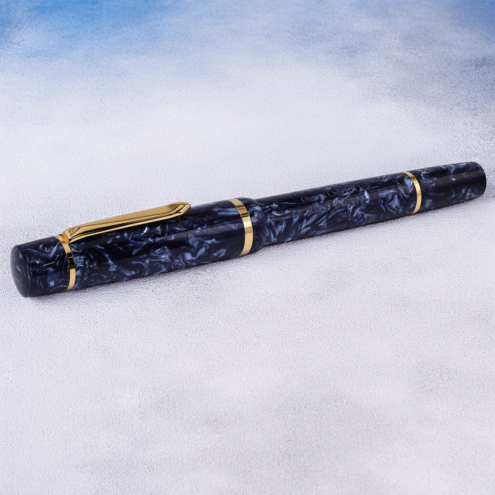 Bexley 2012 Owners Club Blue Marble Fountain Pen