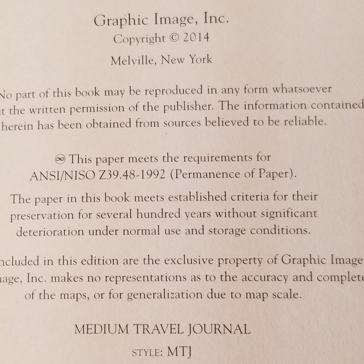 Medium Sized Travel Journal with Flexible Cover