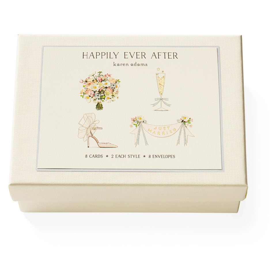 Karen Adams - Happily Ever After Note Card Box  (5.5" x 4.25")