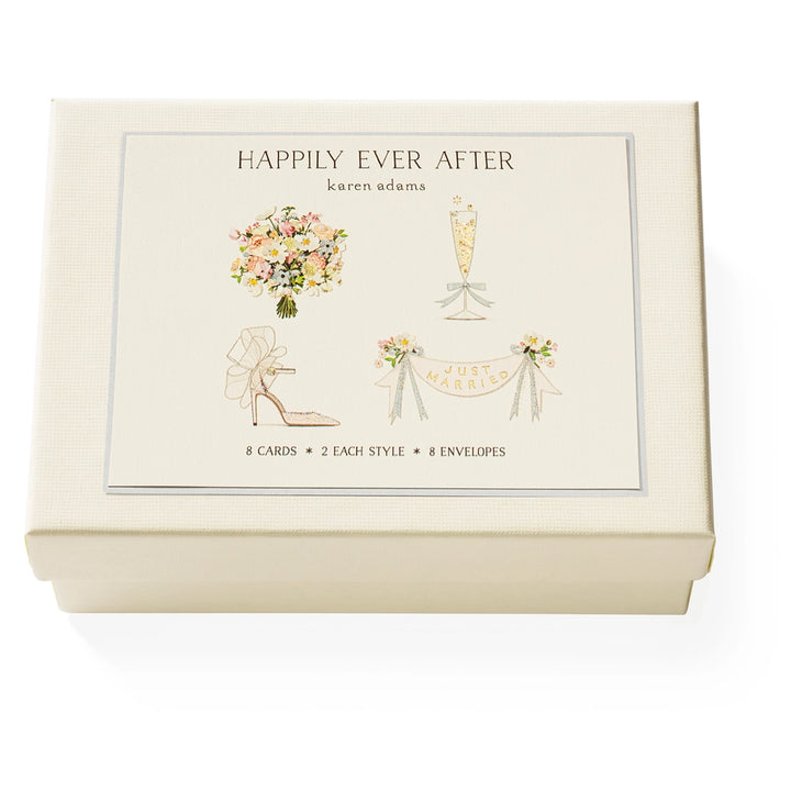 Karen Adams - Happily Ever After Note Card Box  (5.5" x 4.25")