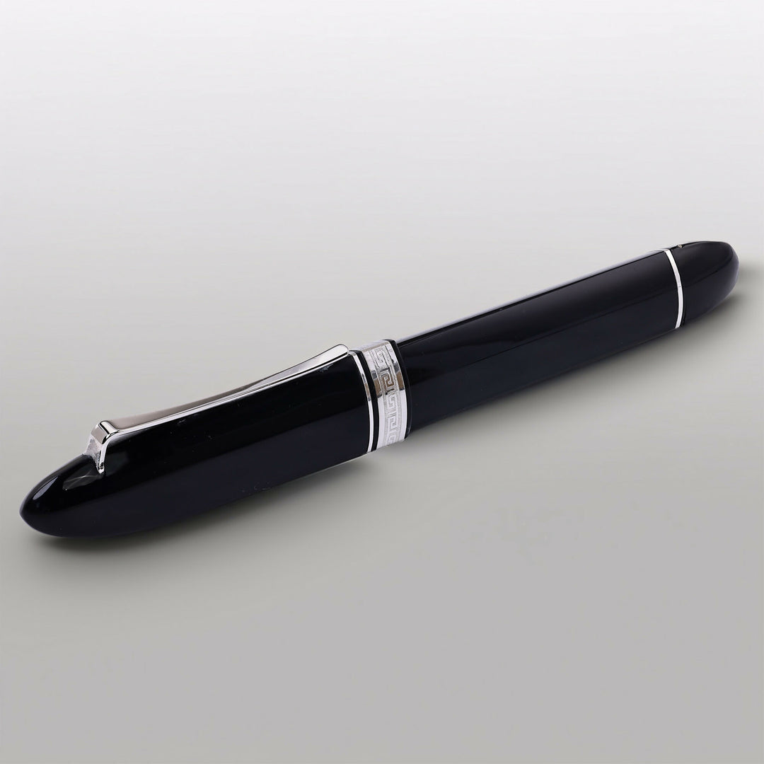 Omas 360 Black and Silver Fountain Pen