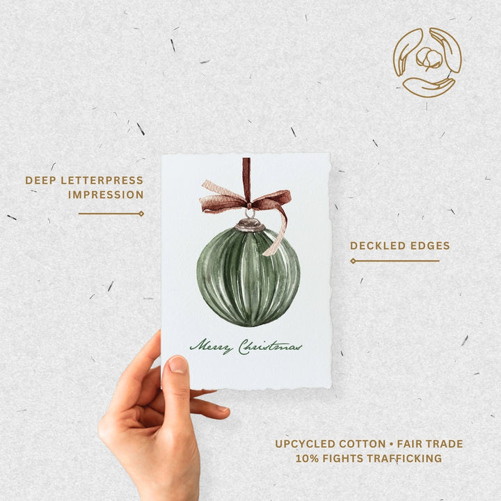 Paper Baristas Christmas Ornament Christmas Greeting Card Box Set