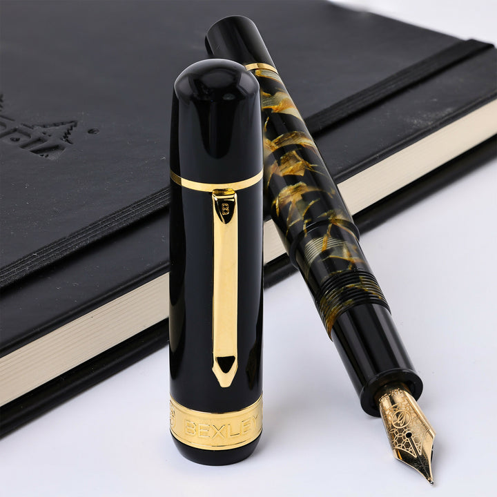 Bexley 2019 Owners Club Black and Gold Fountain Pen
