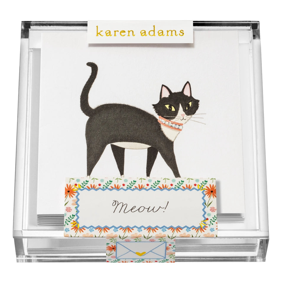 Karen Adams Meow Gift Enclosures Cards & Envelopes (6ct.)