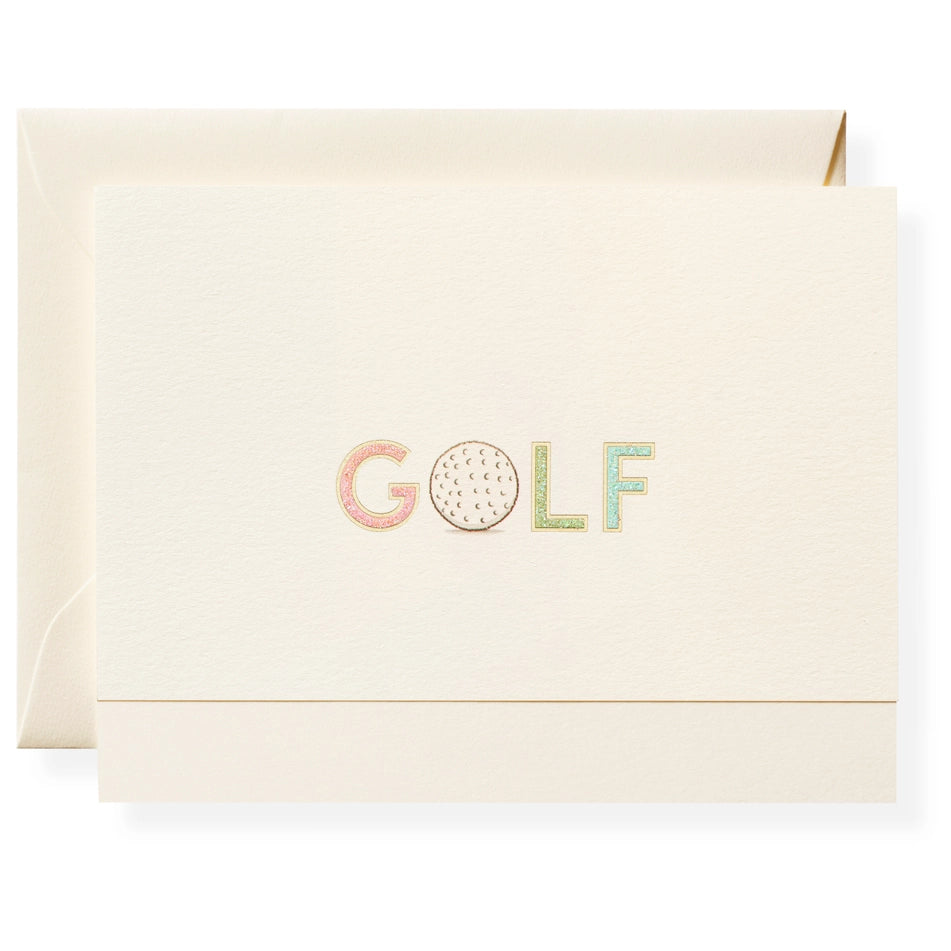 Karen Adams - Golf Notecard Box (x8)