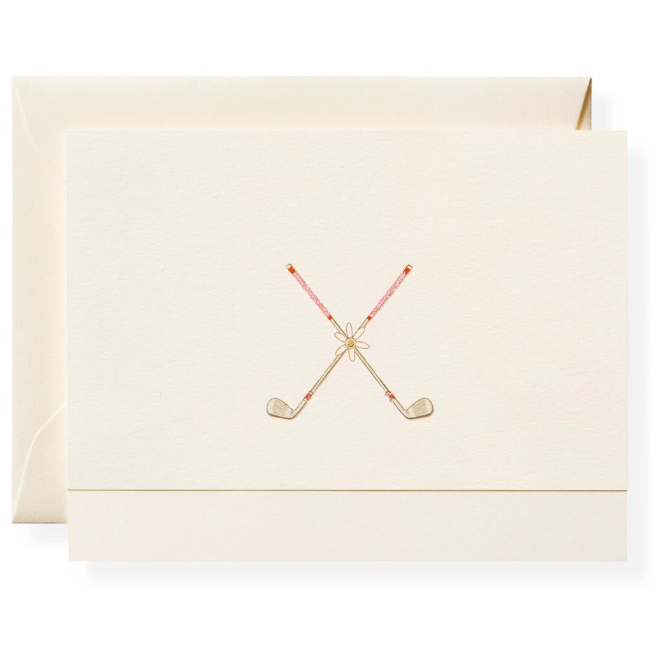 Karen Adams - Golf Notecard Box (x8)