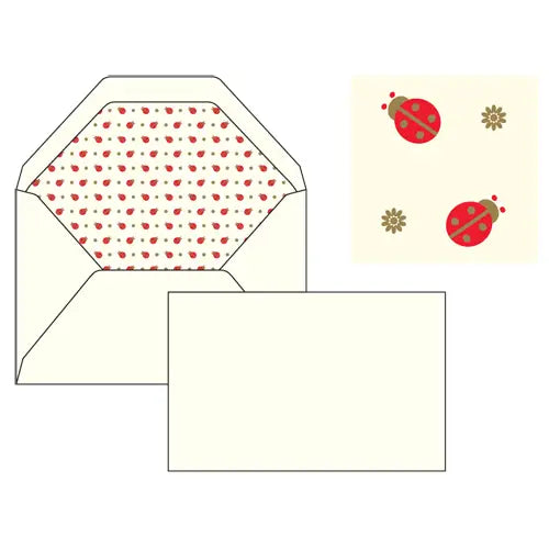 Flat Cards and Lined Envelopes 3.33" x 5.12" (10ct)  | Rossi 1931 Italian Stationery