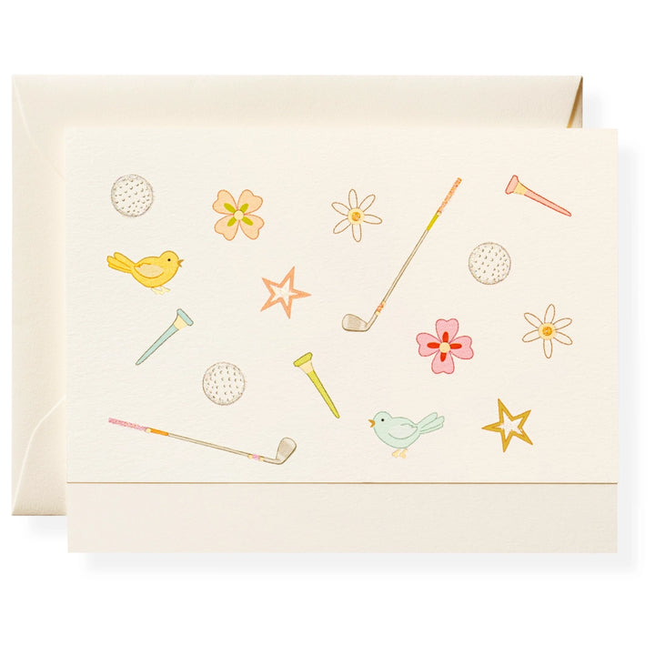 Karen Adams - Golf Notecard Box (x8)