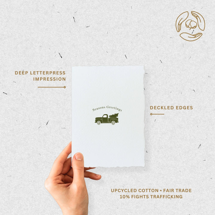 Paper Baristas Seasons Greetings Truck Christmas Greeting Card Box Set