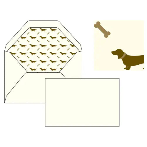 Flat Cards and Lined Envelopes 3.33" x 5.12" (10ct)  | Rossi 1931 Italian Stationery