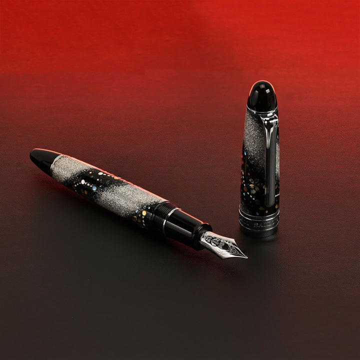 Sailor King of Pen - SILVER COSMOS Maki-e Fountain Pen