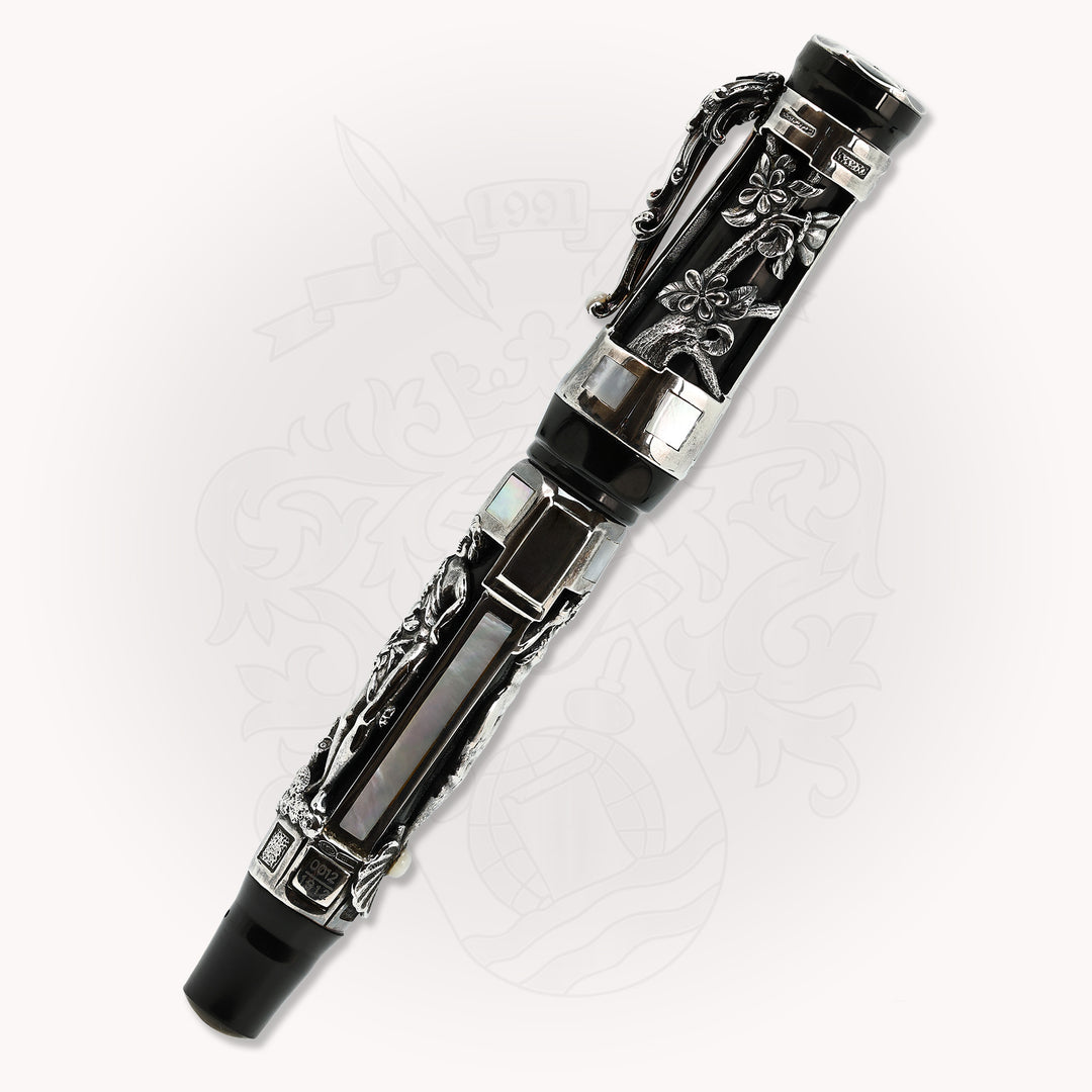 Montegrappa Limited Edition Aphrodite Fountain Pen in Sterling Silver