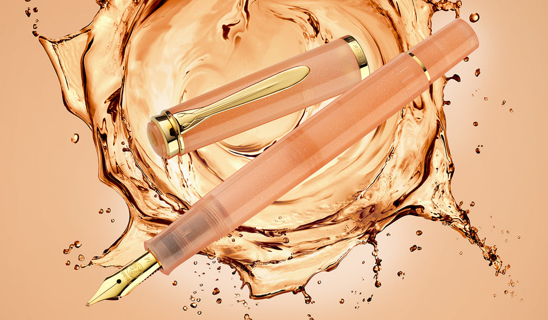 Pelikan Souverän M200 Apricot Achat Fountain Pen