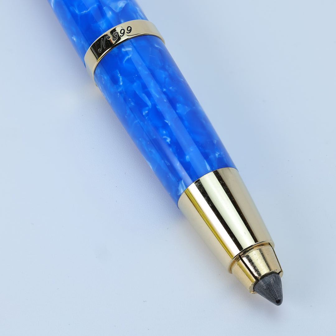 Aurora Limited Edition Mare Blue & Gold  - Sketch Pencil with Pen Holder