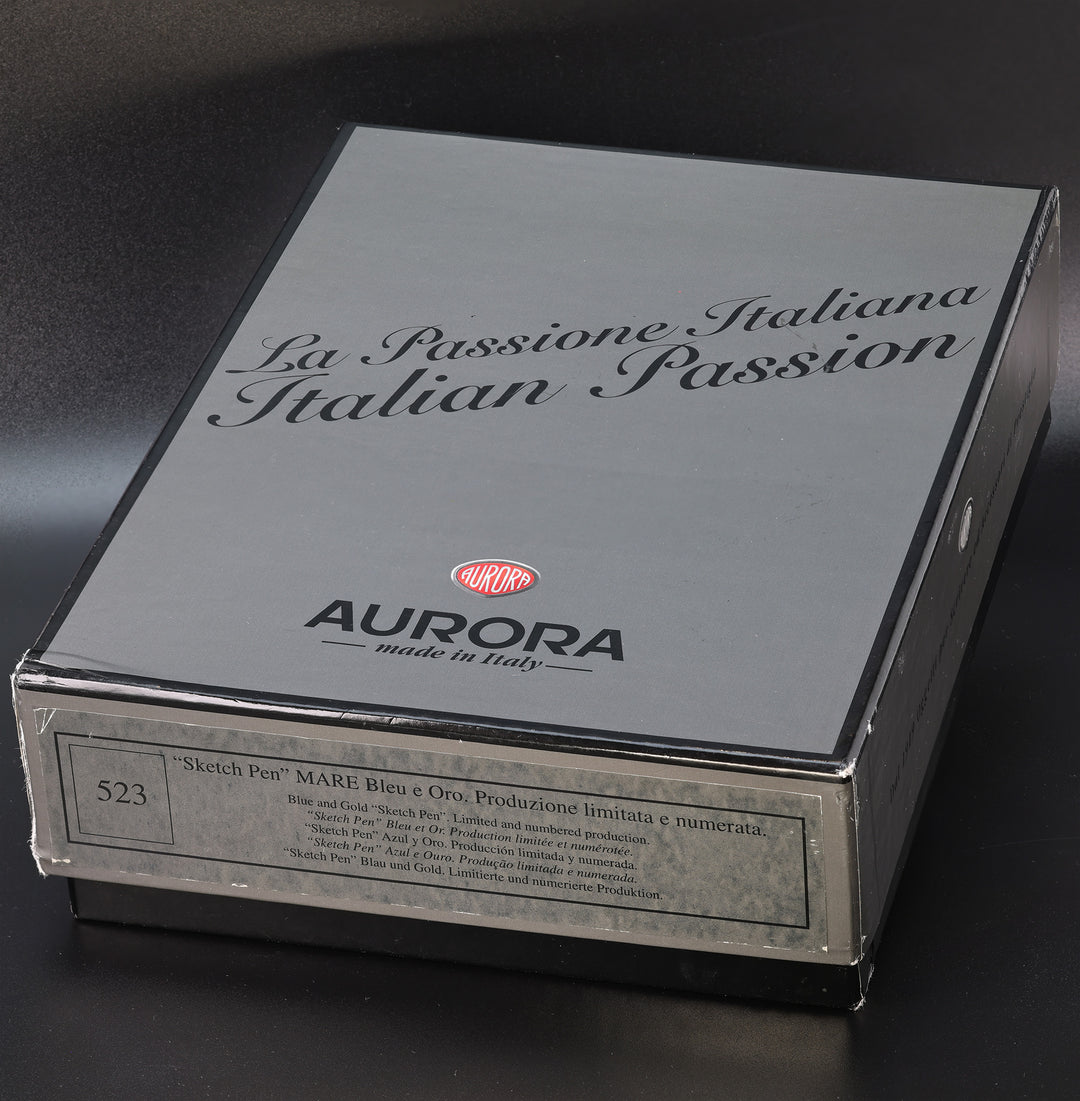 Aurora Limited Edition Mare Blue & Gold  - Sketch Pencil with Pen Holder