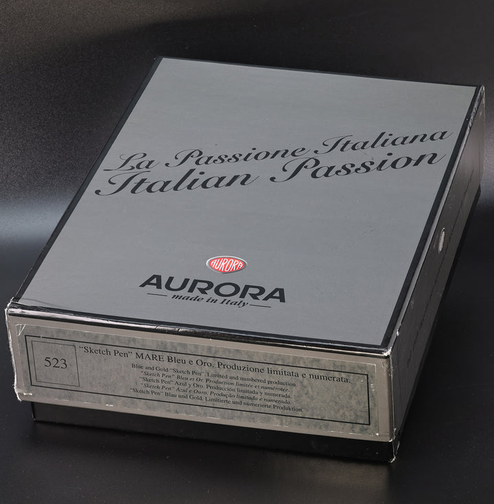 Aurora Limited Edition Mare Blue & Gold  - Sketch Pencil with Pen Holder