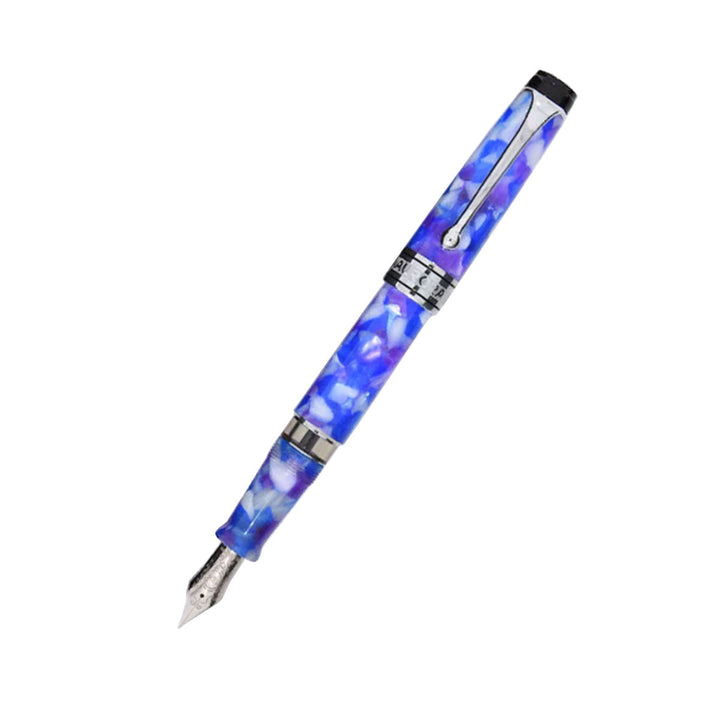 Aurora Optima Fountain Pen - Caleidoscope Luce Blu