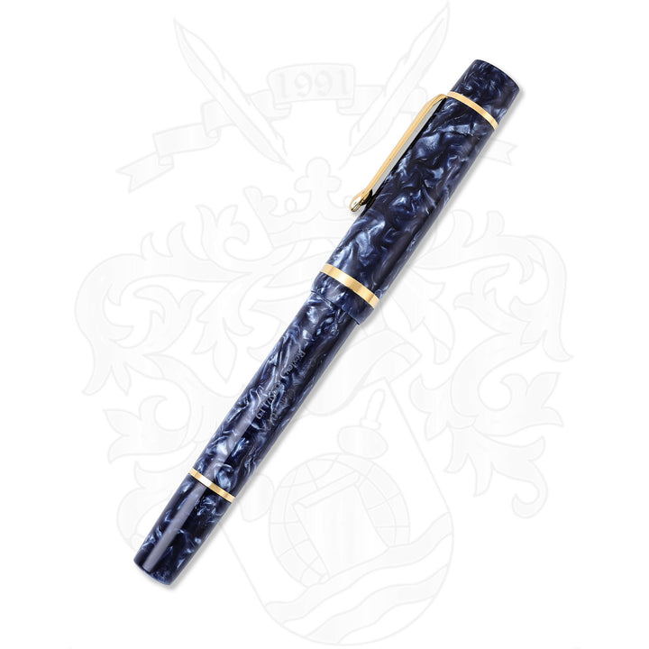 Bexley 2012 Owners Club Blue Marble Fountain Pen