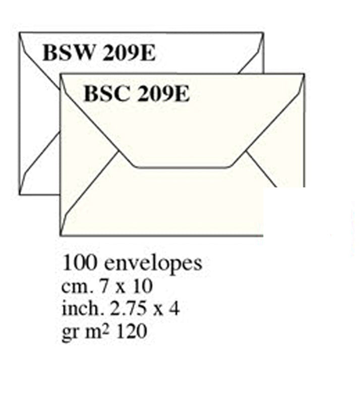 Medieval Deckled Envelopes White/Cream 2.75" x 4" (100ct) | Rossi 1931 Italian Stationery