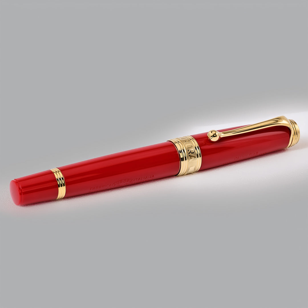 Aurora 1997 Bicentennial LE Italian Flag - Red Fountain Pen