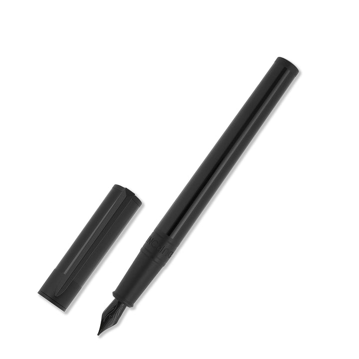 S.T. Dupont Initial Fountain Pen Balck And Black Matte