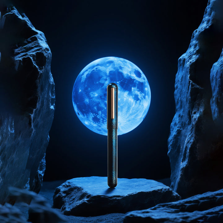 IKKAKU By Nahvalur Moon Trilogy Fountain Pens - Blue Moon