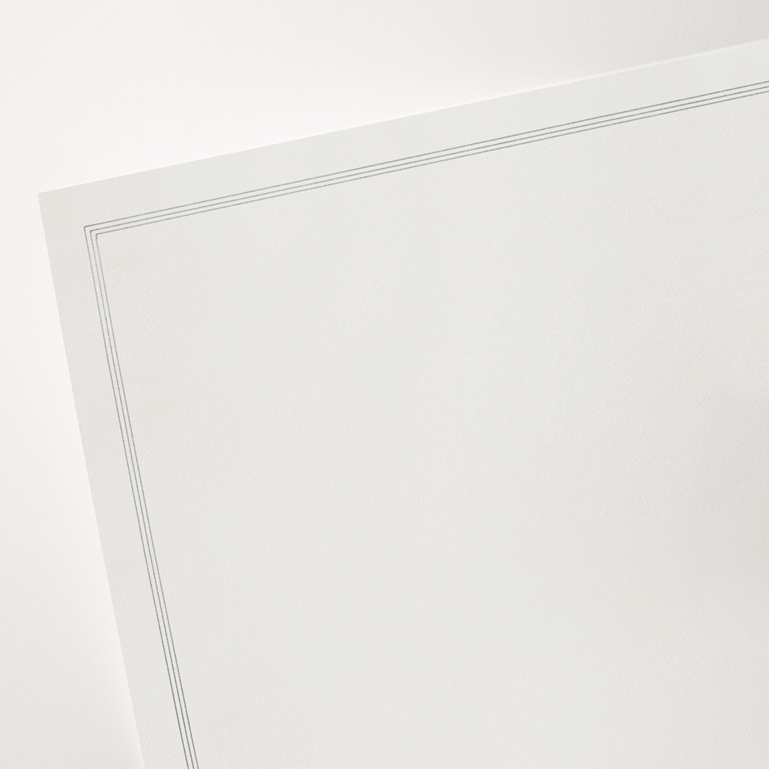 Crane Navy Triple Hairline Framed Half Sheet (20pk.)