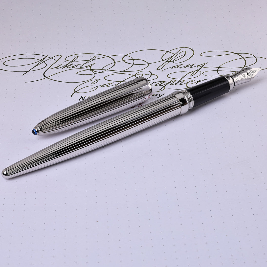 Cartier Platinum Calligraphy Limited Edition 2000 Fountain Pen