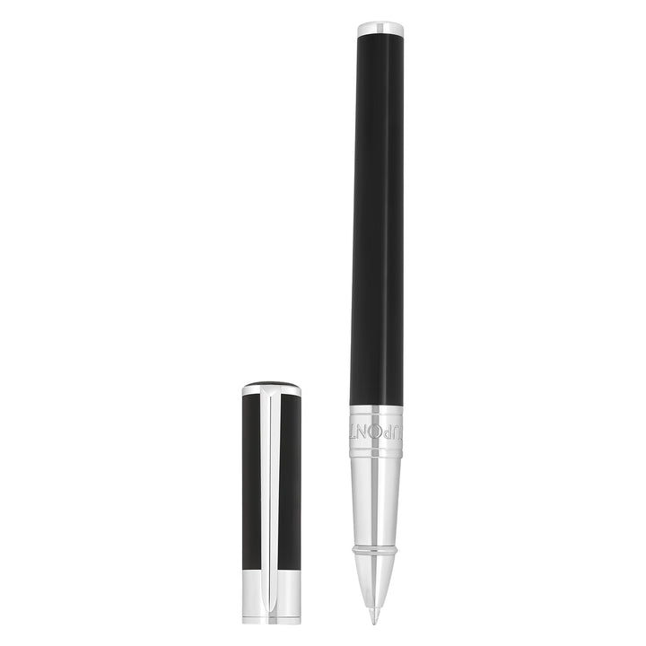 S.T. Dupont Initial Rollerball Black and Chrome