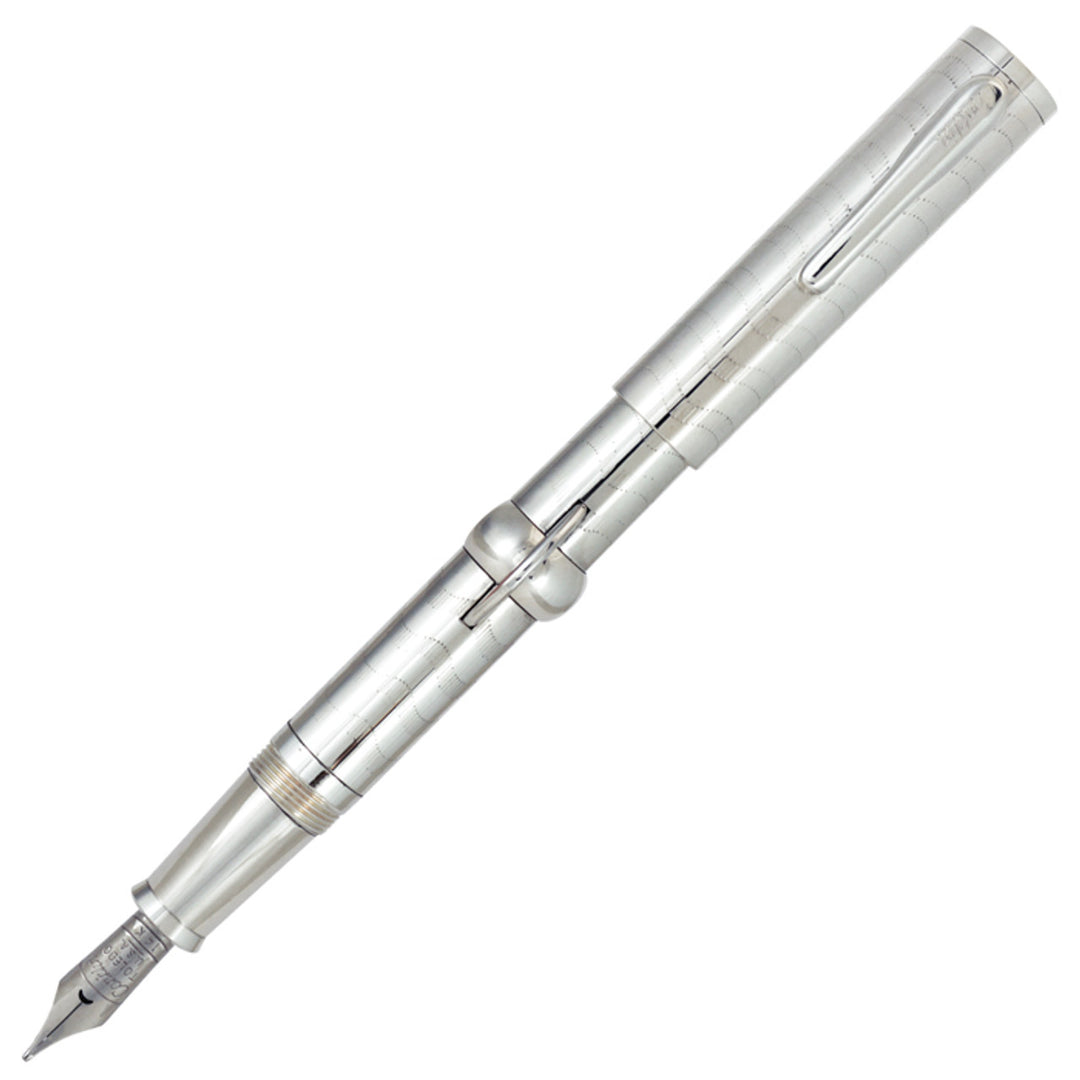 Conklin Silver Crescent Anniversary Edition Fountain Pen - Medium