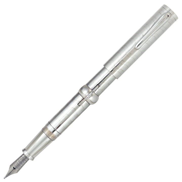 Conklin Silver Crescent Anniversary Edition Fountain Pen - Medium