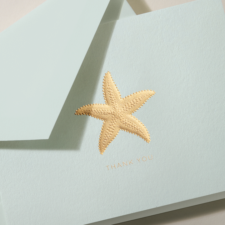 Crane Engraved Thank You Notes 10/10 - Starfish