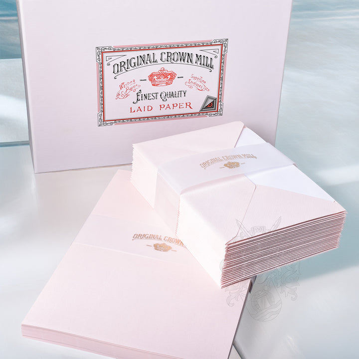 Classic Laid Note Card Presentation Boxes A5 | Original Crown Mill