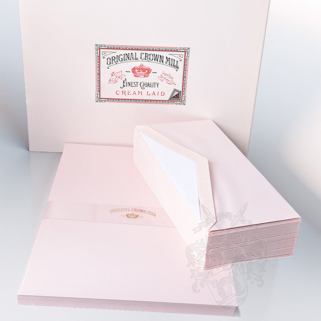Classic Laid Note Card Presentation Boxes A4 | Original Crown Mill