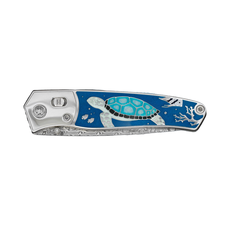 David Oscarson Sea Turtle Folding Knife