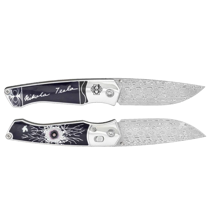 David Oscarson Nikola Tesla Folding Knife