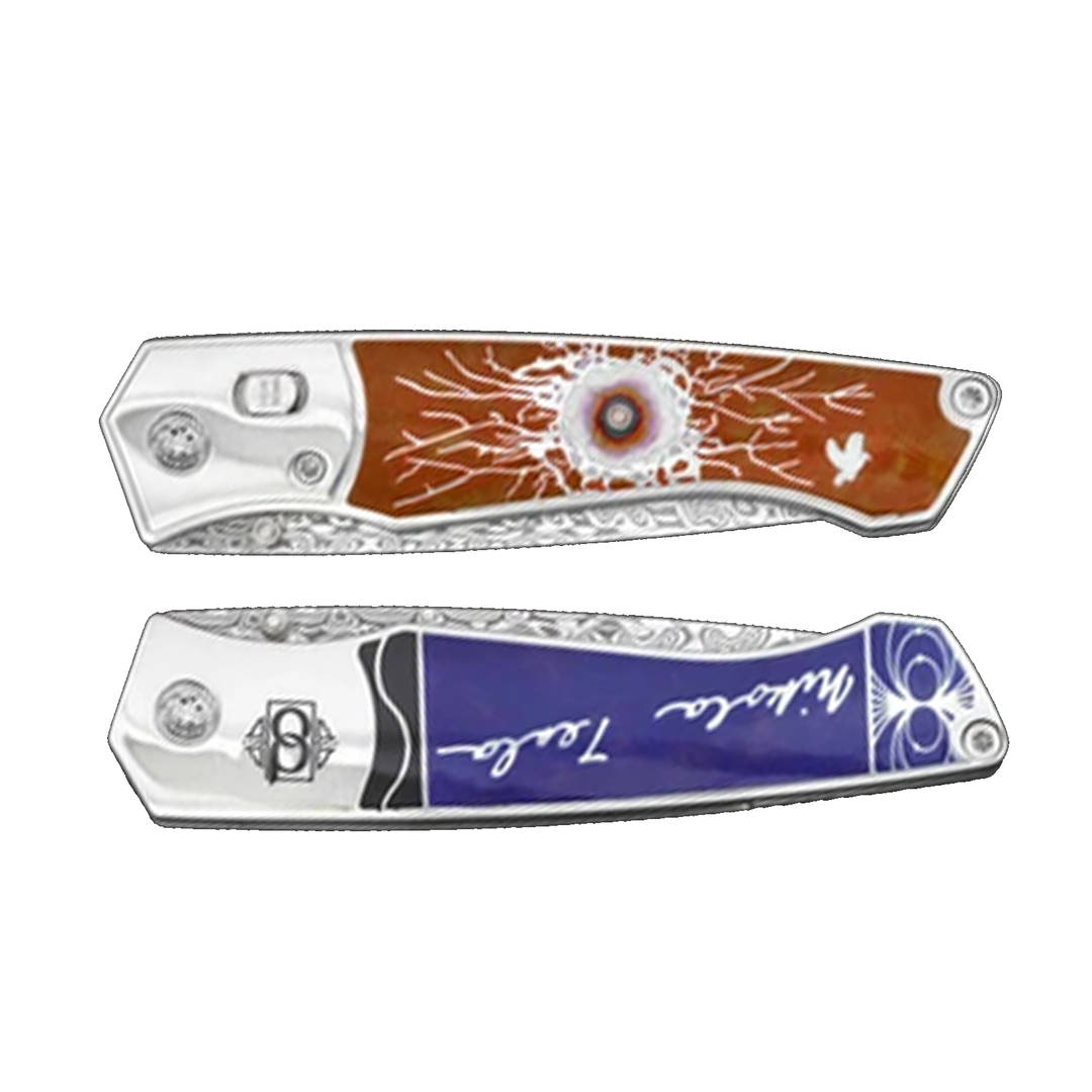 David Oscarson Nikola Tesla Folding Knife