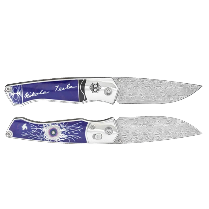 David Oscarson Nikola Tesla Folding Knife