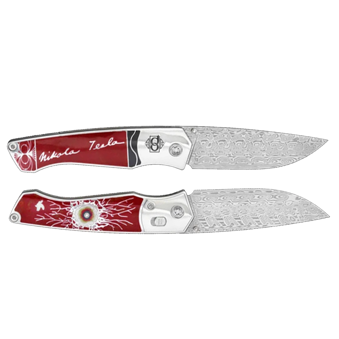 David Oscarson Nikola Tesla Folding Knife