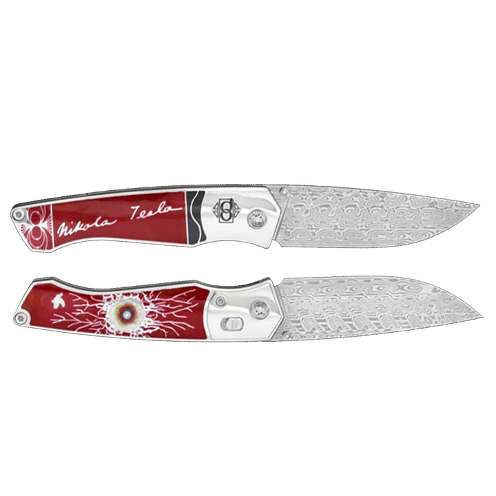 David Oscarson Nikola Tesla Folding Knife