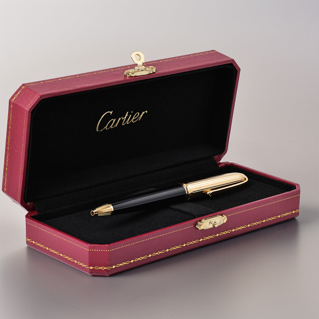 Cartier Dandy Black Lacquer Ballpoint