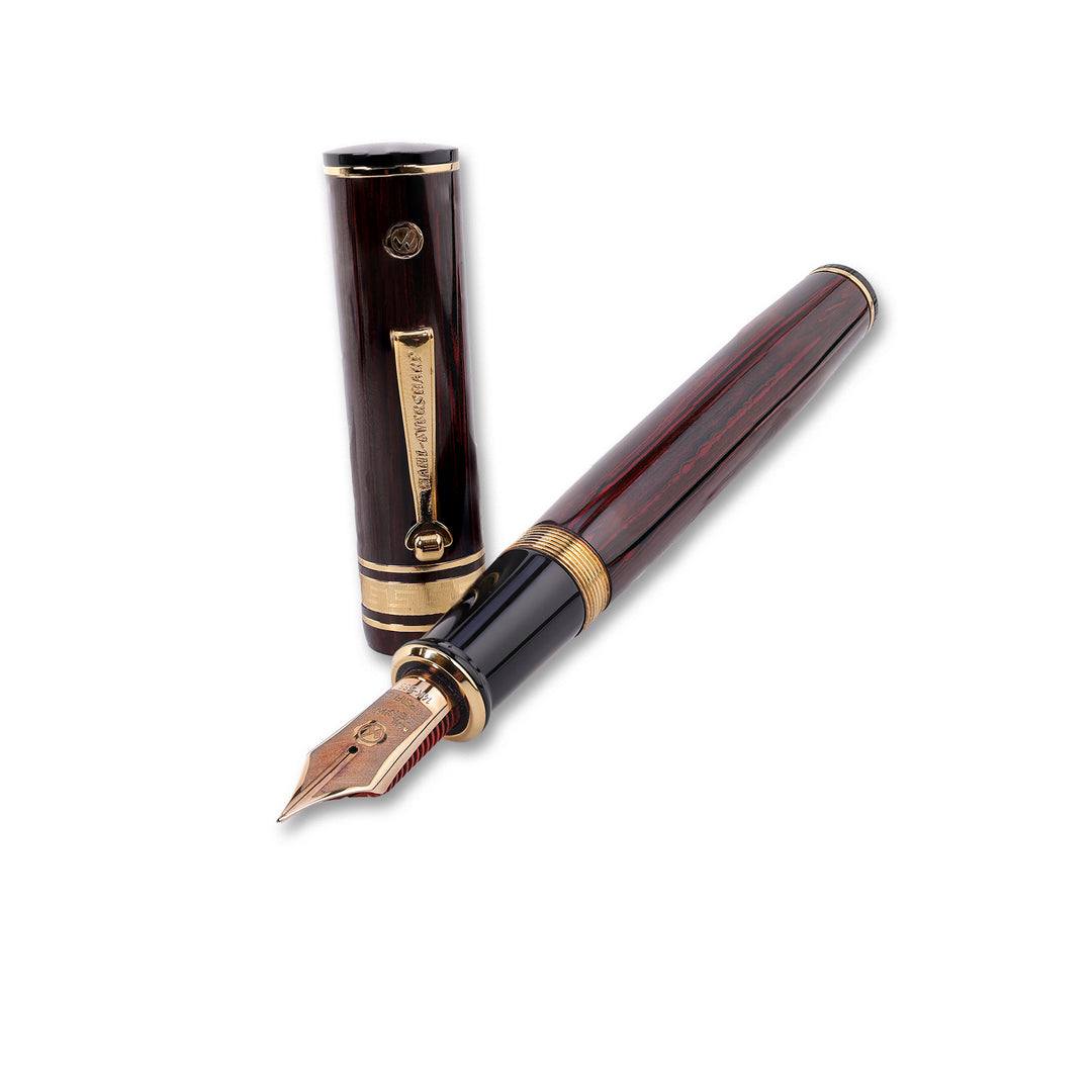 Wahl-Eversharp Decoband Rosewood Ebonite with visible Supperflex Nib