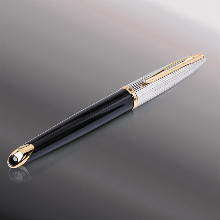 Waterman Carene Deluxe Black and Gold Fountain Pen