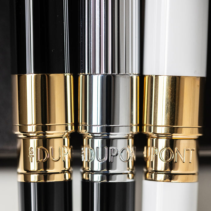 S.T. Dupont Initial Fountain Pen Black Duo Tone