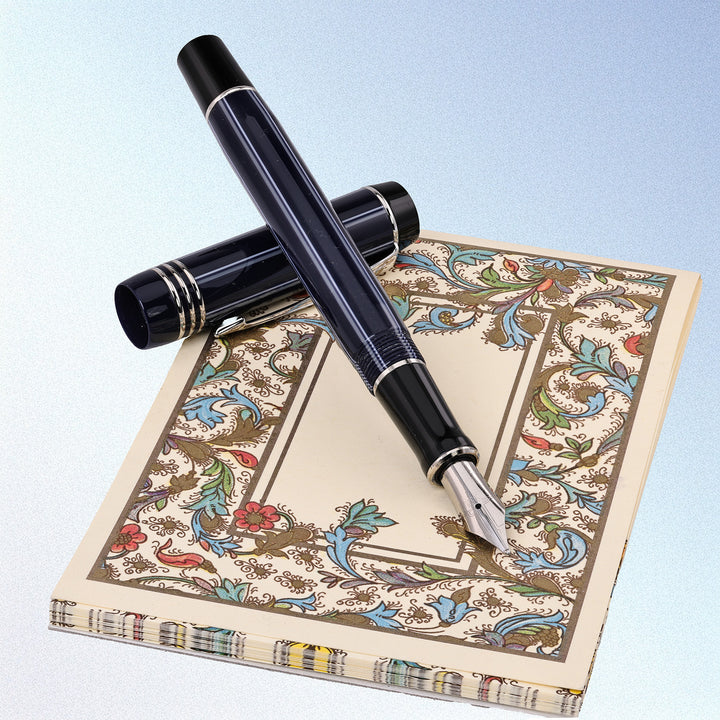 Parker Duofold Pinstripe Blue Fountain Pen