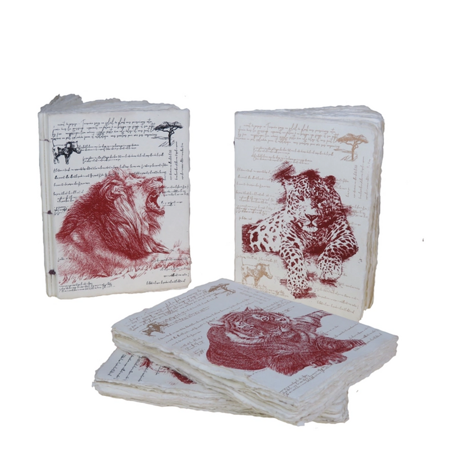 Epigram A5 Tiger Lion Leopard Notebook